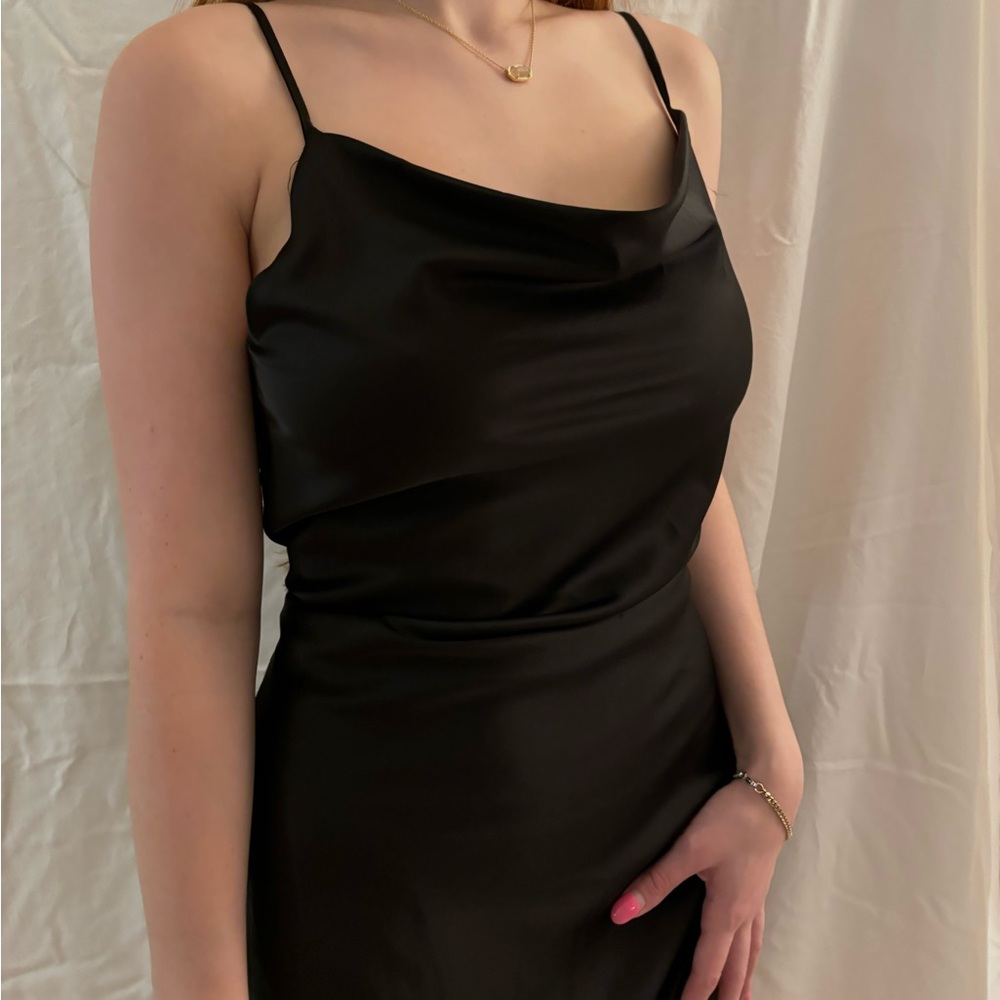 altar’d state cowl neck mini slip dress